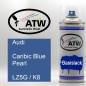 Preview: Audi, Caribic Blue Pearl, LZ5G / K8: 400ml Sprühdose, von ATW Autoteile West.